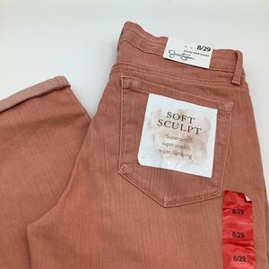 Jessica Simpson Womens Rolled Crop‎ Skinny Denim Jeans Size 8/29 NWT